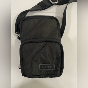 Ganni Quilted Crossbody Bag